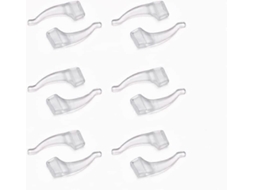 Ganchos de Orelha Silicone Antiderrapantes Confortáveis ​​para Óculos 6 Pares GOKOCO (preto)
