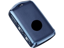 Capa Protetora Para Chave De Carro S80 C30 Xc70 V90, Em Liga De Alumínio E Couro