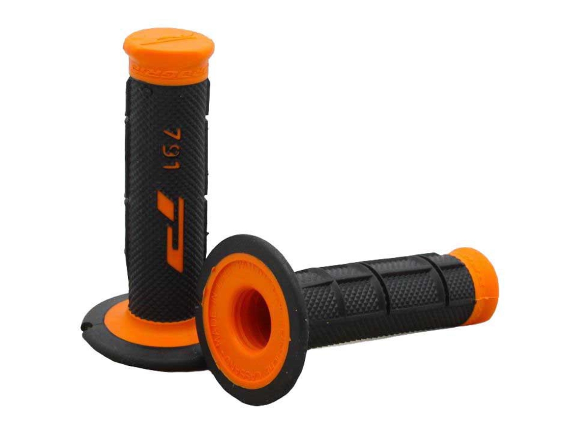 Punhos Unisex PROGRIP Dupla densidade 791-201 (Preto - 22 mm / 125 mm)