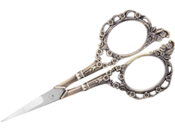 Tesoura De Bordado Floral Vintage Gowenic, Aço Inoxidável, Para