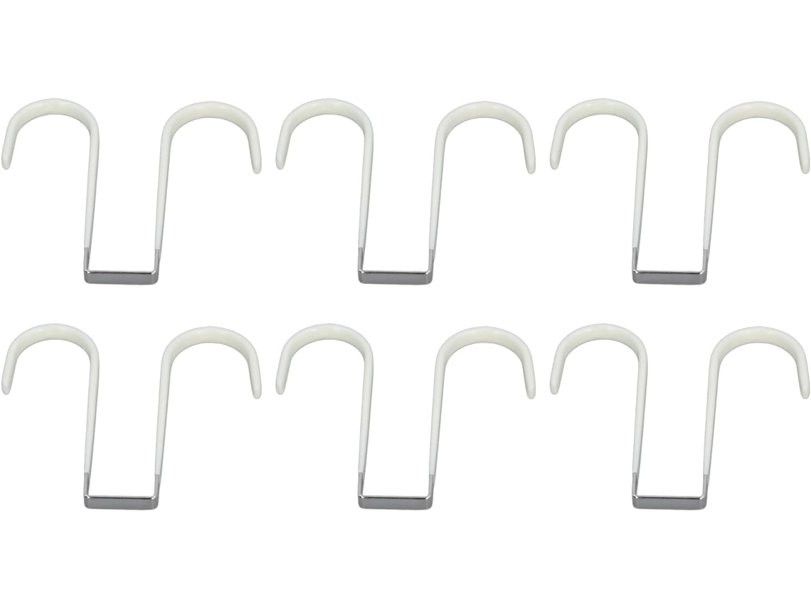 Ganchos De Porta Dupla Face, Suporte Para Toalhas Em Aço Manganês