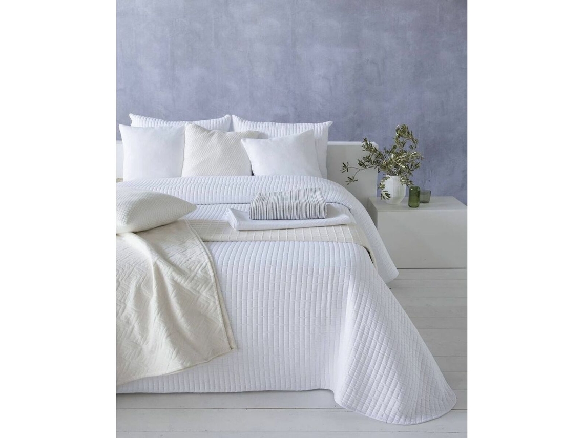 Colcha HOSTELINE AGNES (Branco - 250 x 270 cm)