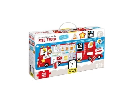 Livro Puzzle Make A Match Fire Truck 2 Años De Desconocido (espanhol)