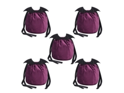 Laxiscreed Sacos Para Doces De Natal E Halloween, Embalagem Com 5 Unidades Para Festa