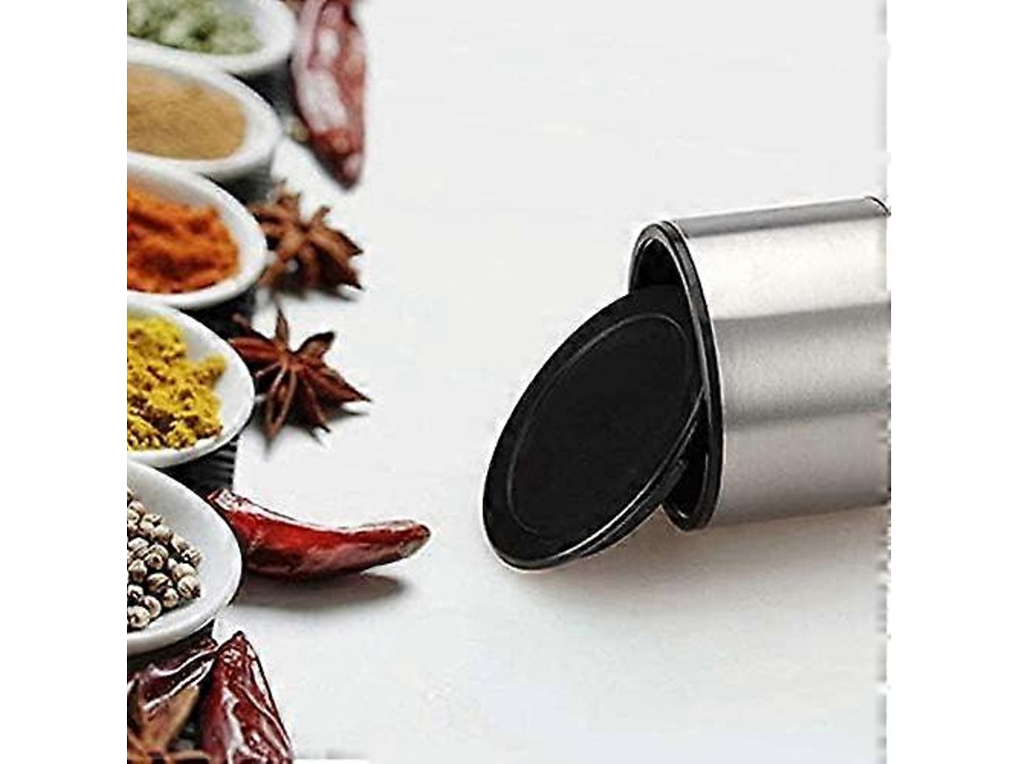 Moedor Elétrico De Sal E Pimenta Com Pilhas, Moedor De Sal E Pimenta Em Aço Inoxidável Nostalgia88