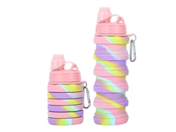 2026 botella Deportiva de 2l com Marcador de Tempo e Canudo Camuflagem Design Colapsível Anti vazamento Material Seguro