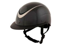 Capacete Riding Theta Plus Glossy Preto 55-57 Cmbr