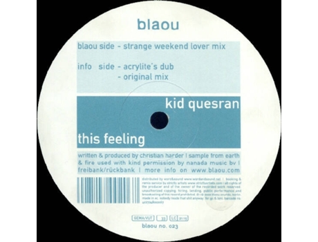 Vinil This Feeling Blaou