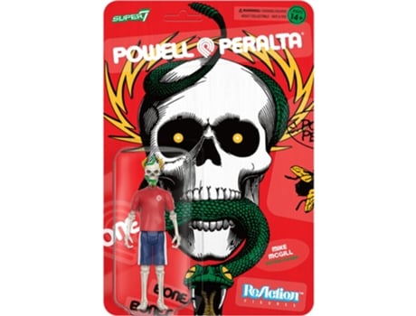 Figura Super7 POWELL PERALTA Mike Mcgill Reacção 3.75 Figura