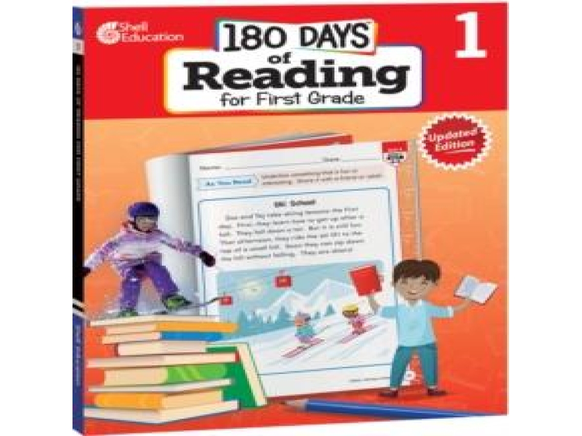 Livro 180 Days Reading for First Grade 2nd Edition de Teacher Created Materials Inc (Inglês)