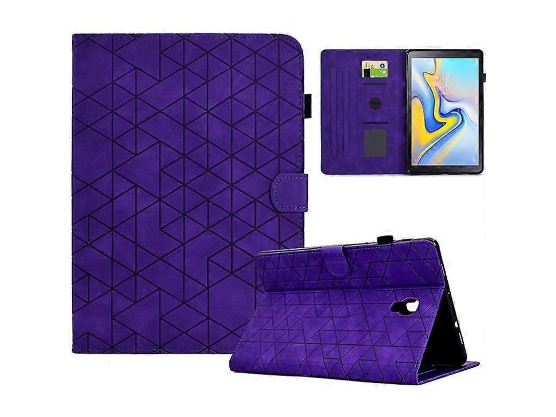 Capa Protetora De Couro Pu Compatível Com Samsung Galaxy Tab A 10.5 (2018) T590 T595 Com Compartimento Para Cartão.