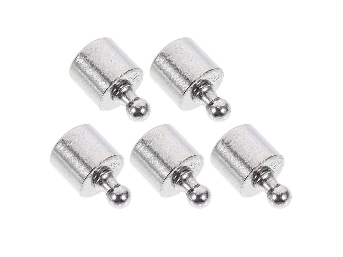 Conjunto De 5 Pesos De Aço De 10g Para Balanças De Alta Precisão.