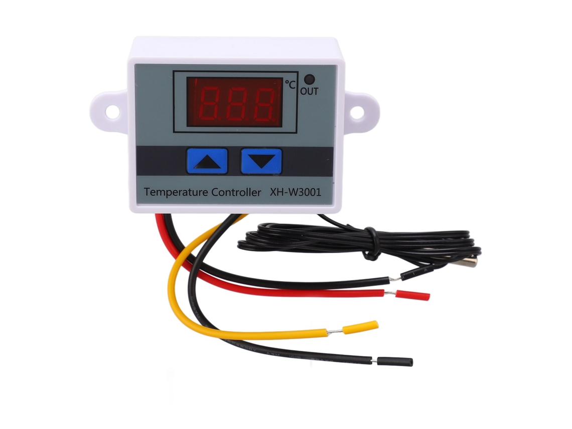 Controlador De Temperatura Digital -50℃ A 110℃ Regulador Com Display 24v 240w