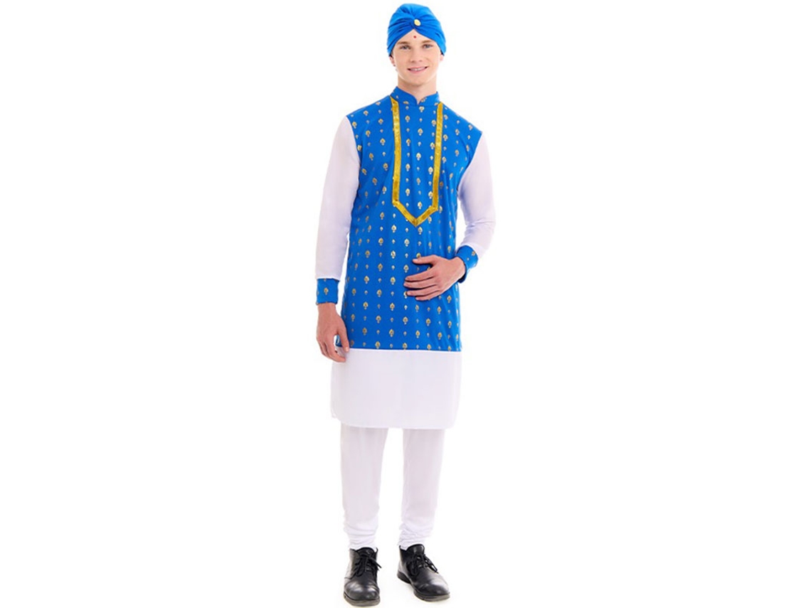 Fantasia indiana de Bollywood para homem