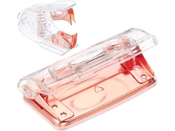 Lurelia Removedor De Agrafos, Antiderrapante, Resistente, Rosa, Transparente