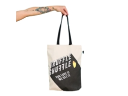 Bolsa Tote com o Dos Goonies tamanho Único branca/preta AQUAFORGE
