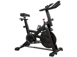 Bicicleta De Interior Regulável Em Altura Com Aplicação, Resistência Magnética, Ecrã Lcd, Guiador Regulável E Suporte De Telemóvel.