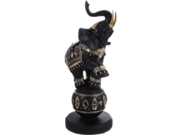 Estátua Decorativa De Elefante Estatueta De Elefante Feng Shui Com Tromba Erguida Para Decoração De Interiores, Gokoco