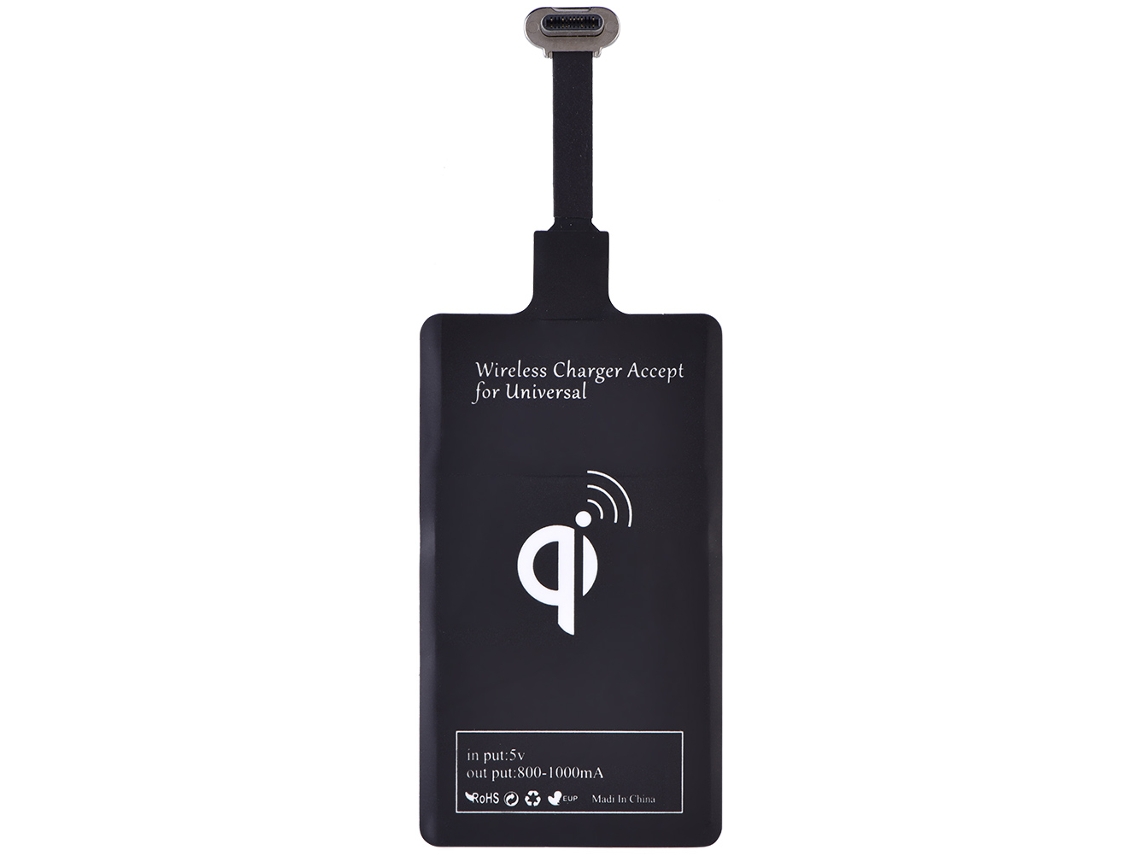 Receptor de Carregamento Sem Fio EOOCOO (interface Type c Padrão Qi)