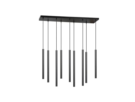 Candeeiro Suspenso Selter Aço Preto 92X120X22 Cm EPIKASA