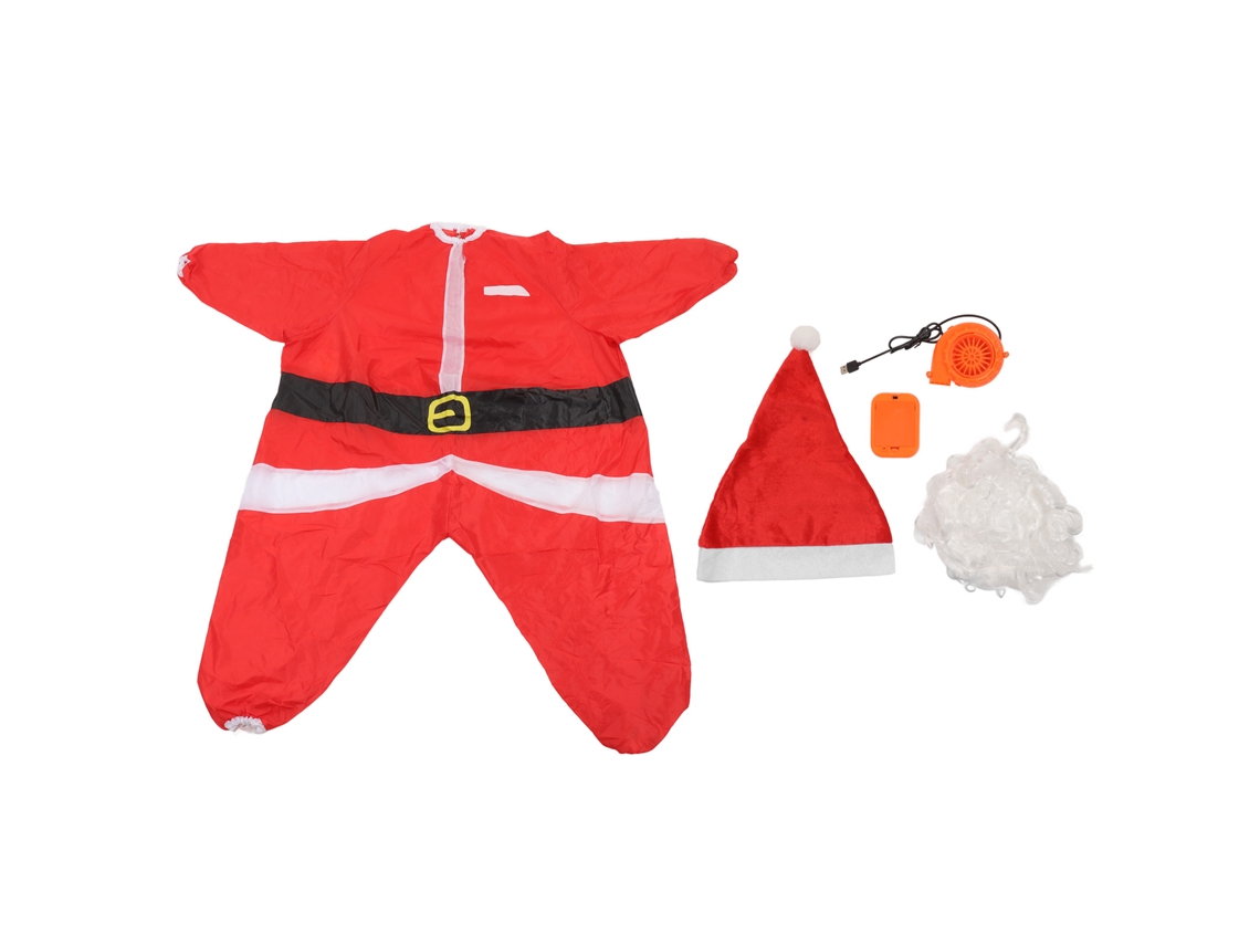 Traje Inflável de Papai Noel com Bateria S/MARCA