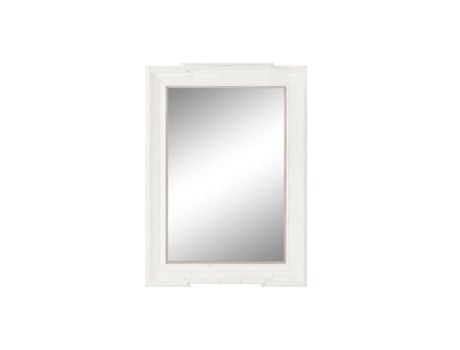 Espelho de Parede HOME ESPRIT Branco Madeira 85 X 5 X 120 Cm