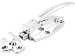 Puxador De Porta Aexit Prateado Para Geladeira E Forno, Com Trava, Furo Para Parafuso De 5mm E 16, 5cm De Comprimento