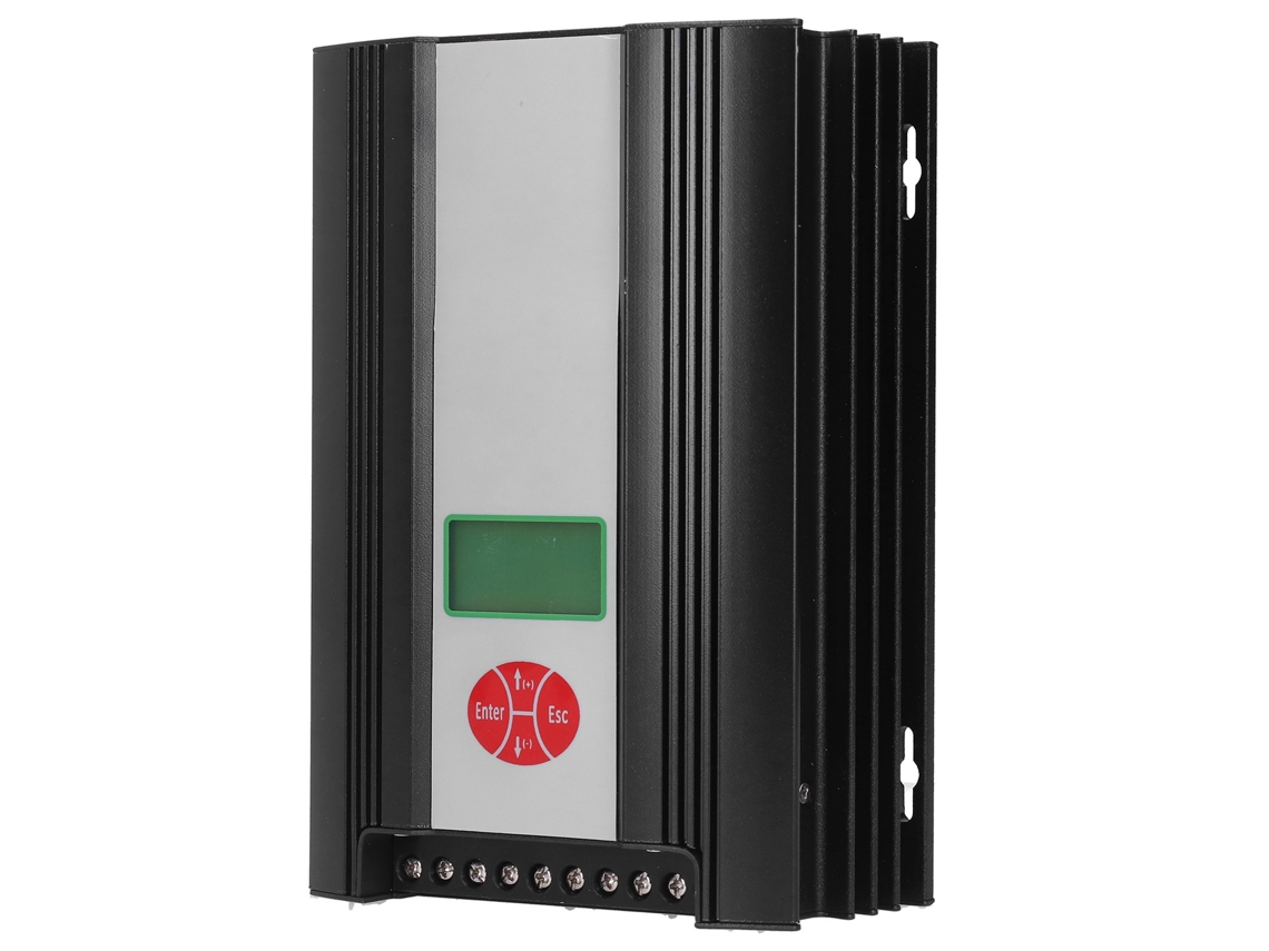 Controlador Híbrido De Energia Eólica E Solar Com Tela Lcd Dc 48v 600w/300w