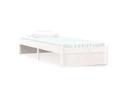 Bed Frame, Bed Frames Vidaxl Branco Madeira (75 X 190 Cm)
