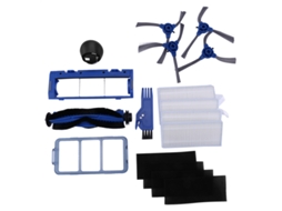 Varredor lateral escova capa rolo filtro esponja kit de ferramentas para eufy 11 s robovac 30 30c 15c aspirador acessórios