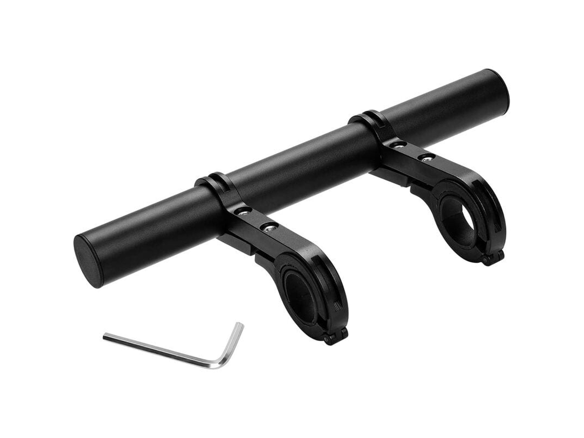 Extensão De Guidão De Bicicleta De Alumínio Dupla Para Mtb, Moto (20cm) Compatível Com 25.4mm E 31.8mm