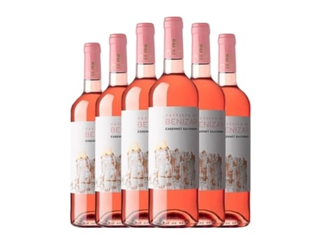 Vinho rosé AYUSO Castillo de Benizar Rosado Cabernet Sauvignon La Mancha (0.75 L - 6 Unidades)