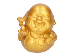 Estátua de Buda Golden Cute Maitreya LAXISCREED