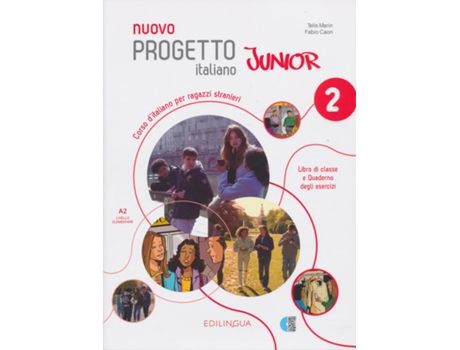 Livro Nuovo Progetto Italiano Junior 2 de T Marin - F Caon (Italiano)