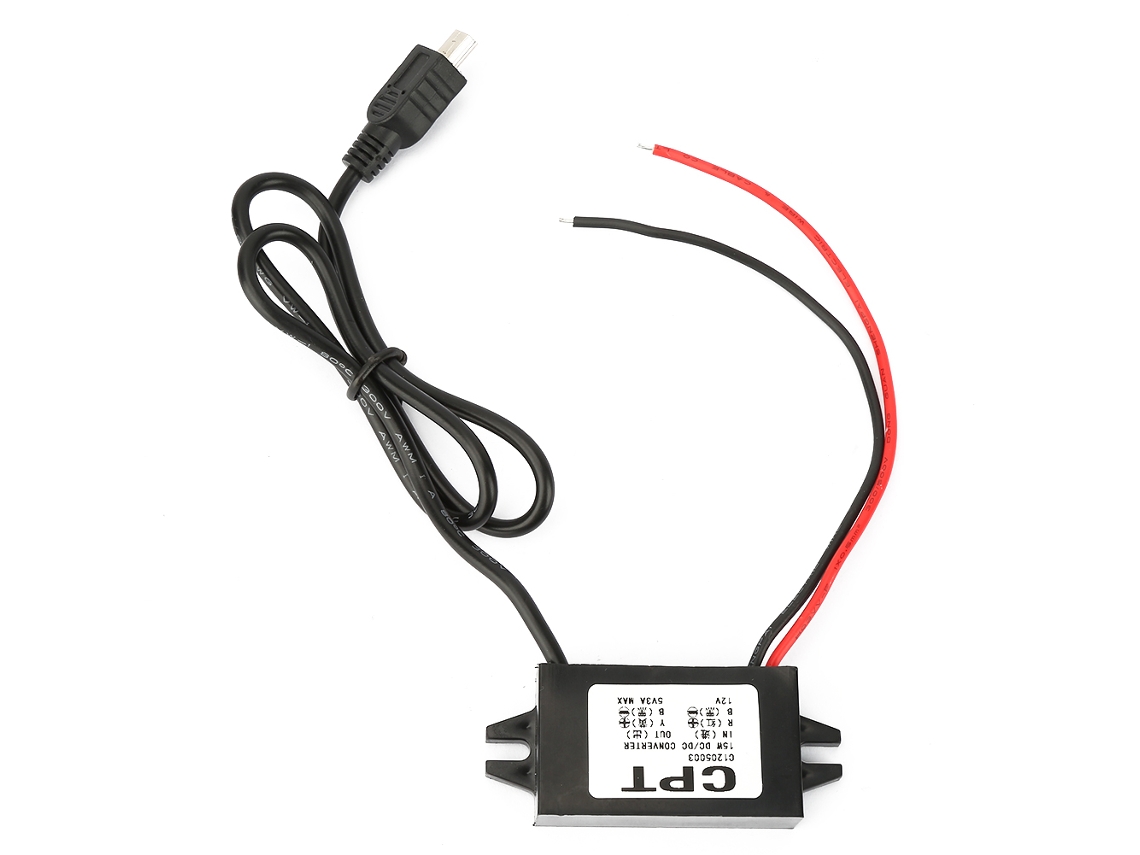 Laxiscreed Conversor Dc-dc Step-down 12v Para 5v 3a Para Plugins De Alta Potência