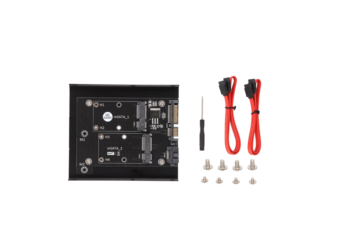 Placa Adaptadora Dual Msata Ssd Para Conversor De Velocidade Rápida Dual Sata3 Acessórios De Computador
