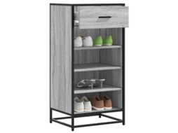 Vidaxl Sapateira 48x38x97,5 Cm Derivados De Madeira Cinzento Sonoma