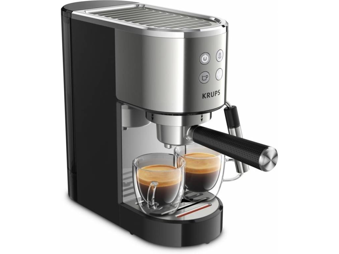 Máquina de Café Manual KRUPS XP442C11 Espresso Virtuoso (15 bar Café