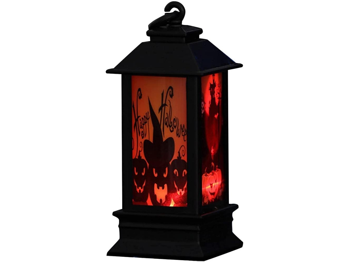 Laxiscreed Lata Halloween Com Design De Bruxa E Esqueleto Para Distribuição De Doces