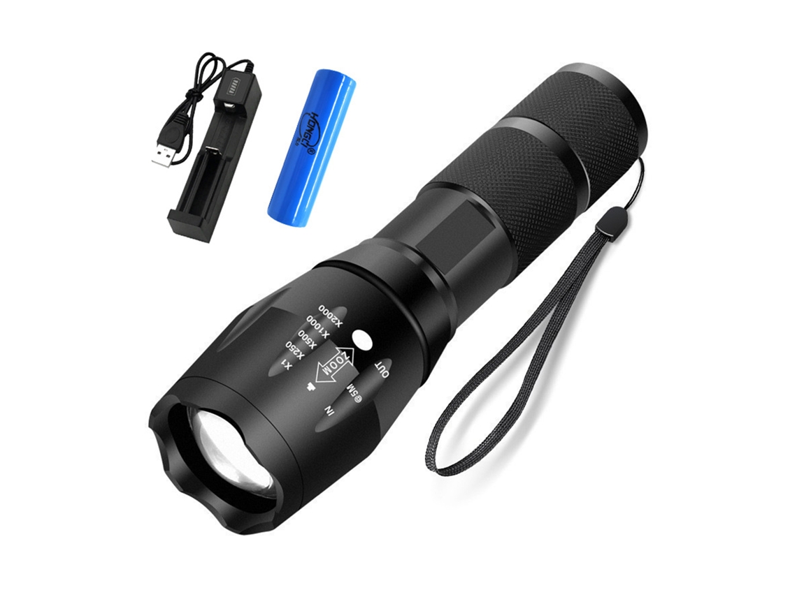 2026 lanterna Led Recarregável Usb Super Brilhante Impermeável para Camping Pesca de Noite Caminhada Emergência