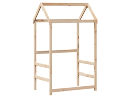 Kid's Bed Roof, Kid's Bed Roofs Vidaxl Marrom Madeira De Pinho (98 X 70 X 176.5 Cm)