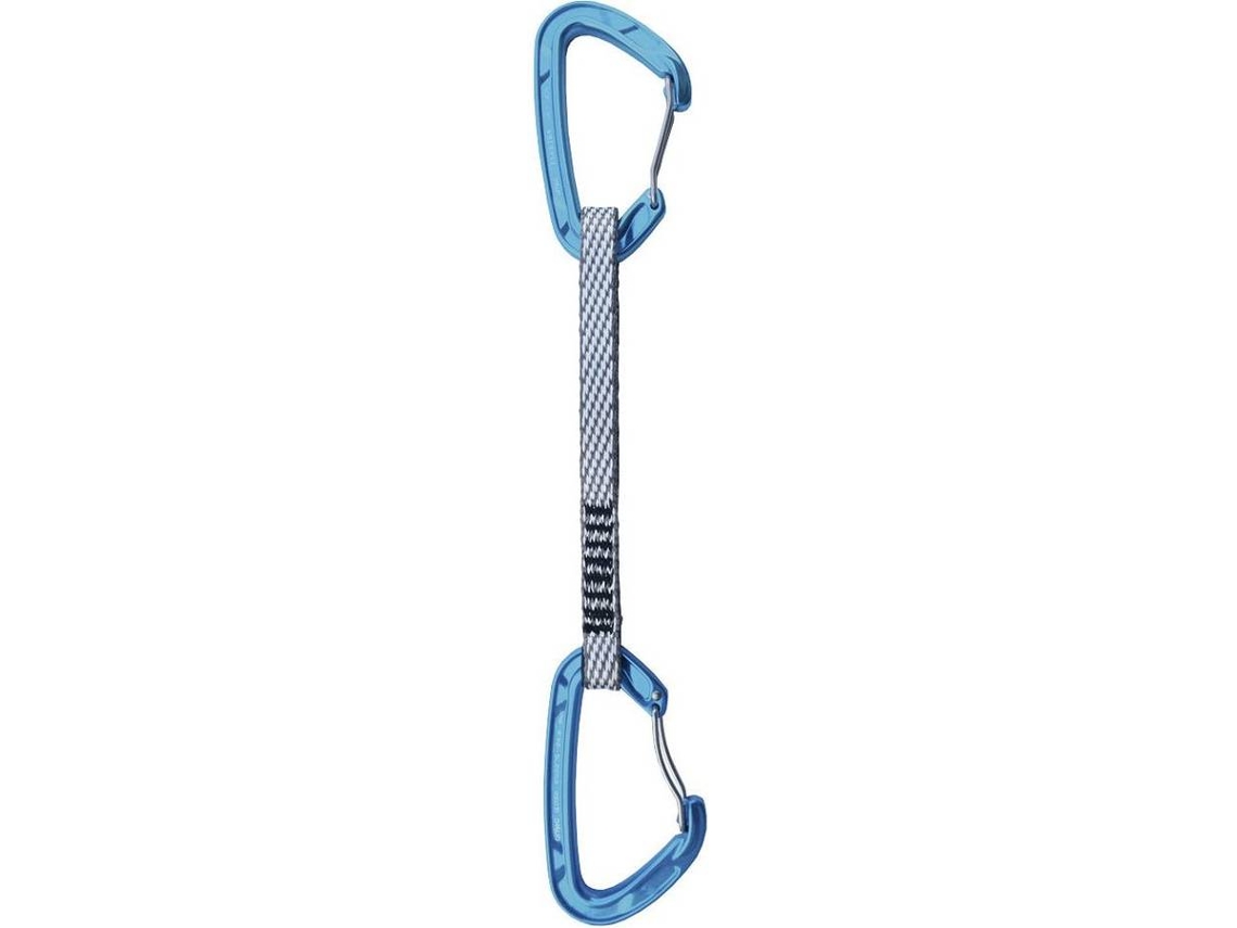 Mosquetão De Escalada QI´ROC Set Elektra Straight/Curve+Express Dyneema 12X (Azul - 12 x 170 cm)