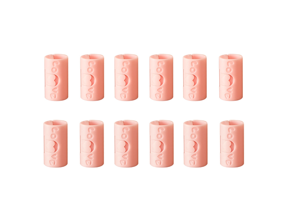 Lurelia Correias Para Lençol 12 Peças Rosa Sem Agulha Antiderrapante Ajustável Seguro Abs Plástico Edredom Colcha Colchão