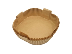 Refis De Papel Descartáveis ​​para Fritadeira A Ar, Pacote Com 120 Unidades, Cor Natural, 20 Cm