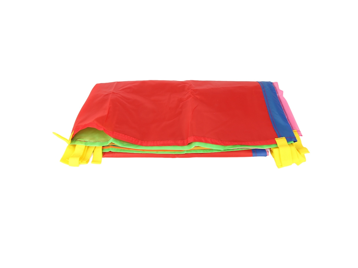 Walshlxq paraguas Arcoíris para Niños Juguete de Paracaídas Juego Cooperativo de Tienda de Juguetes