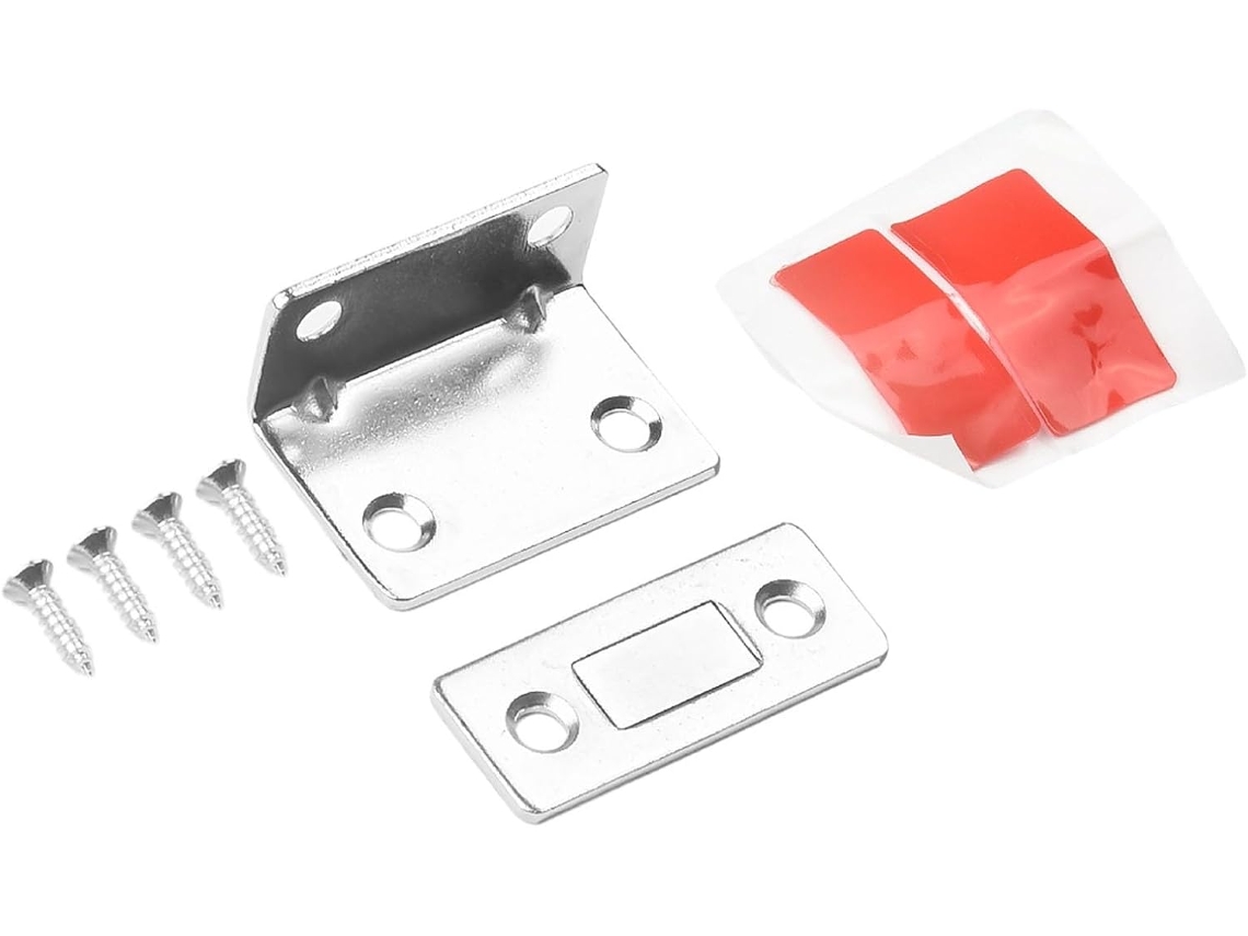 Fecho Magnético Invisível Para Porta De Armário, Em Aço Inoxidável, Sem Furos, Para Gavetas De Armários, Despensas E