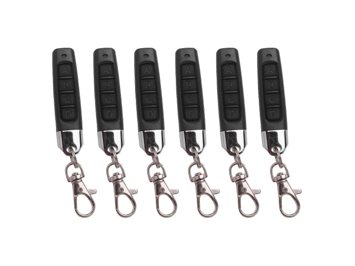 Lurelia Comando Garagem 6 Comandos Remotos Para Abertura De Porta De Garagem De 433 Mhz, Códigos Clonados E Duplicados Para Carros K