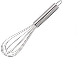 Batedor De Aço Inoxidável(20 Cm, Prateado)