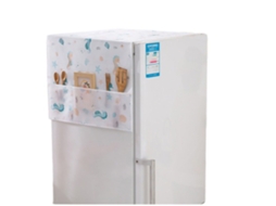 Capuz Anti poeira para Geladeira Peva Protetor À Prova de Óleo e Água com Bolsos 130x55cm | S/MARCA