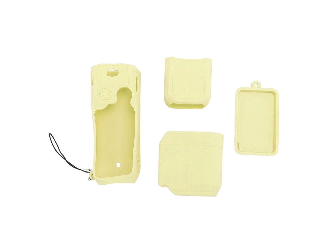 Silicone Protective Case Cover For Pocket 3 Silicone Camera Sleeve Lens Cover Screen Cover Handheld Action Camera Accessories Yellow LAXISCREED